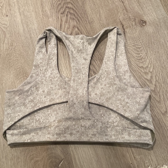 Gymshark Olive Fleur Sports Bra - Picture 2 of 5